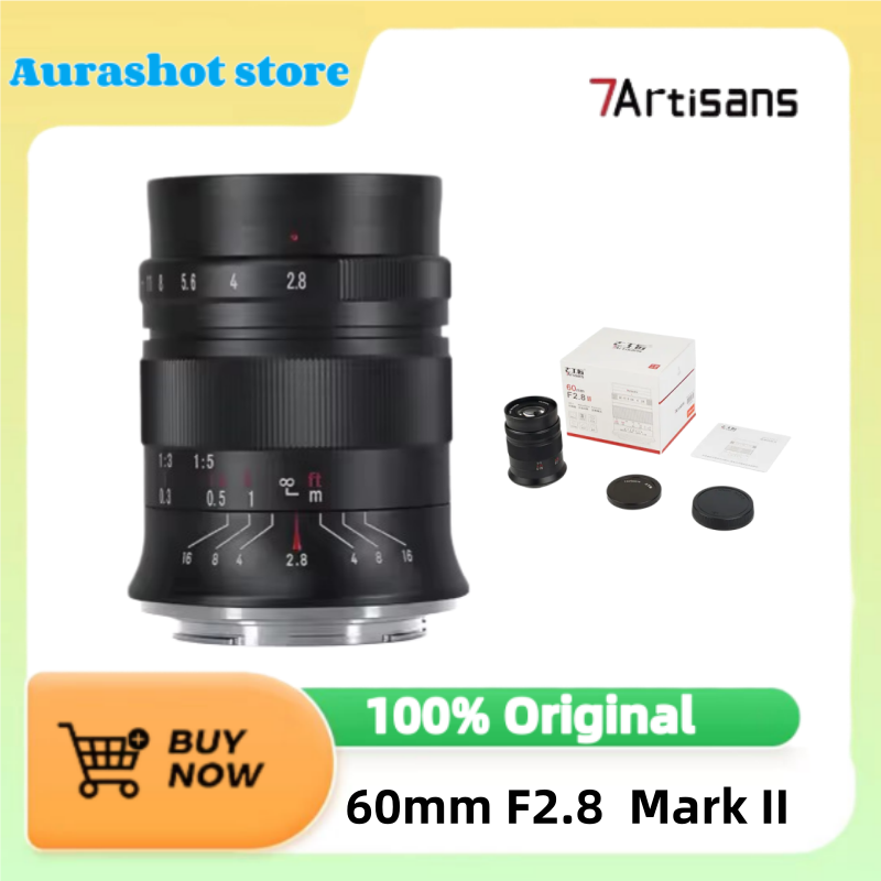 7artisans 60mm F2.8 Mark II AP - Canon Camera Eos M50 Mark Ii avaliação e preço